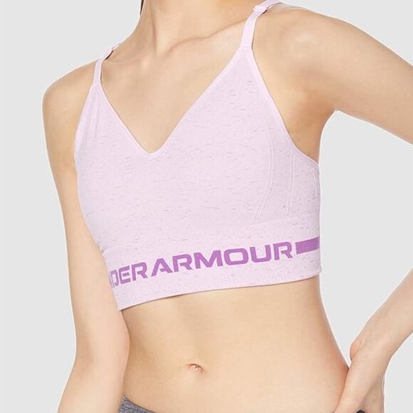 Under Armour Women's Seamless Longline Bra - Picture 3 of 5